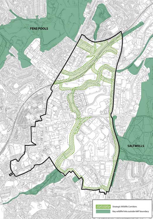 Proposed Brierley Hill Wildlife Corridors